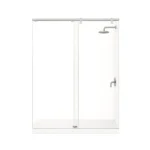 Puerta de Ducha Acero Tubular | Vidrio Templado 6 mm