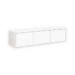 Mueble para TV flotante con puertas 180cm x 30cm x 33cm